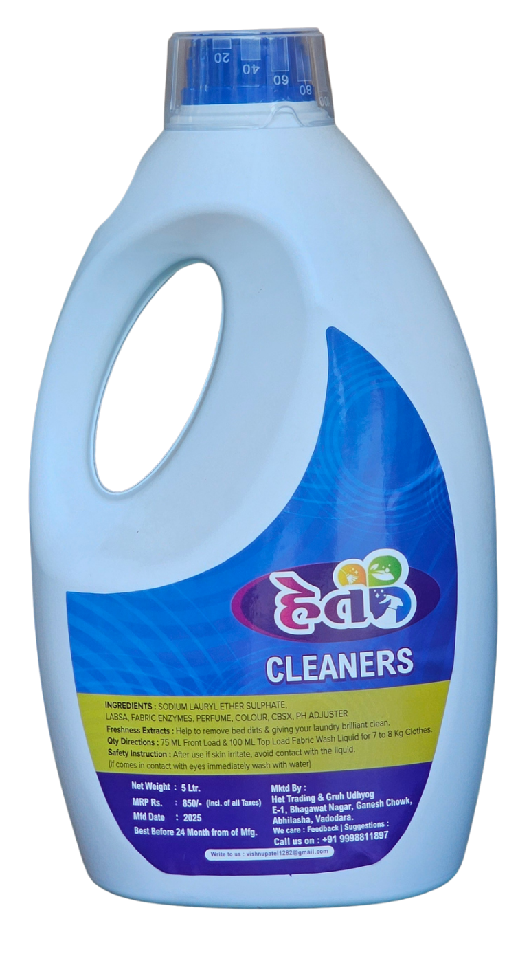 V-Het Matic Laundry Detergent Liquid Back